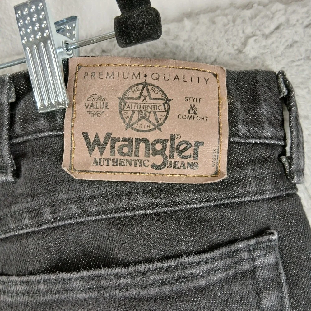 Wrangler Authentics Jeans‎ Straight Leg Black Denim 44x30